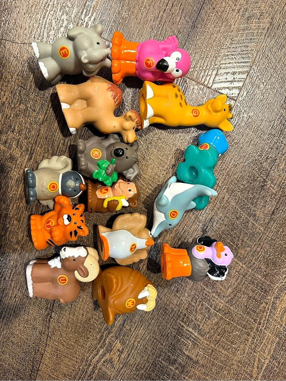 Fisher-Price Little People A to Z Learning Zoo Animal Figures Lot*incomplete set